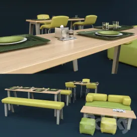 Steelcase office furniture dining room
